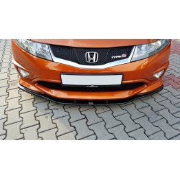 Накладка сплиттер на передний бампер на Honda Civic VIII Type S / Type R